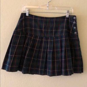 Express Plaid Mini Skirt